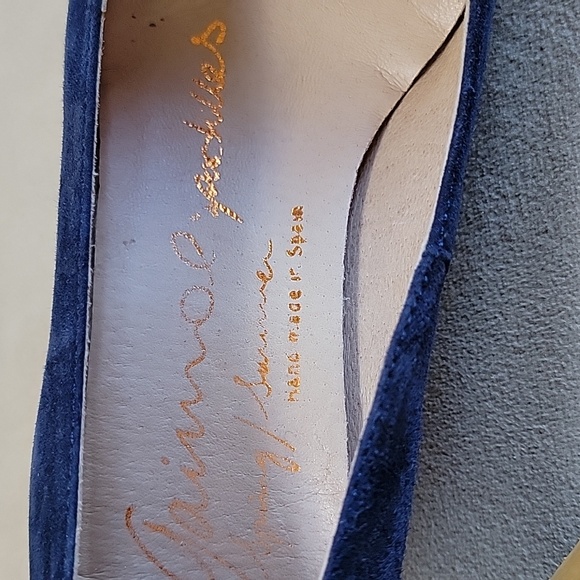 GAIMO Teva Navy Blue Suede Espadrille Wedge Shoes Size 39 (8.5 US) EUC - Picture 8 of 12